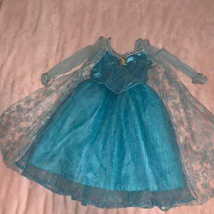 Disney frozen Ana and Elsa blue costume dress